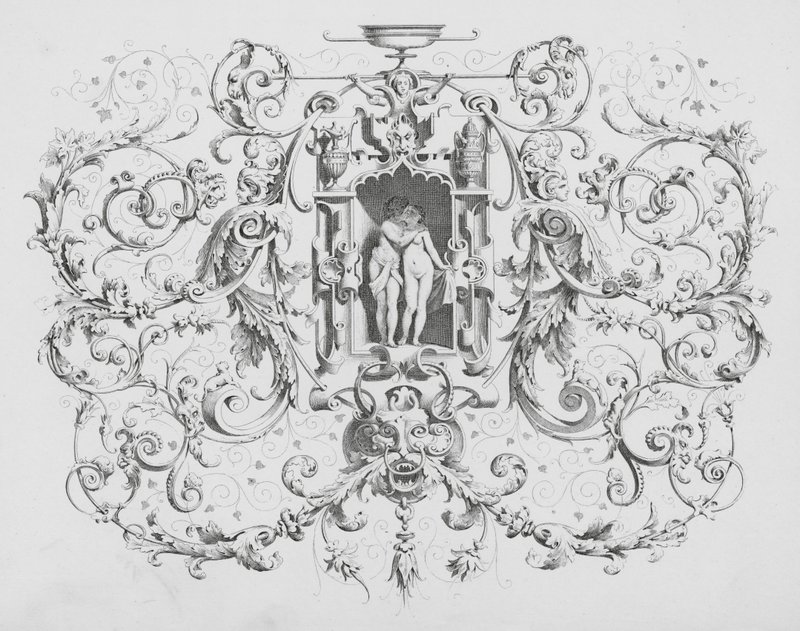 Ornamento di Charles Klimsch (incisione) da Ferdinand Karl Klimsch