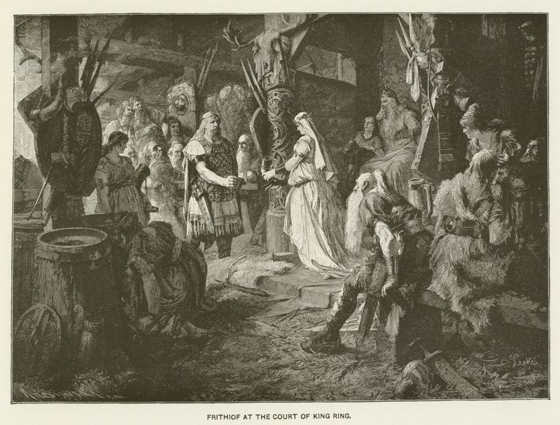 Frithiof alla corte del re Ring da Ferdinand Leeke
