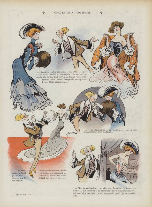 Illustrazione per Le Rire (litografia a colori) da Ferdinand Sigismund Bac
