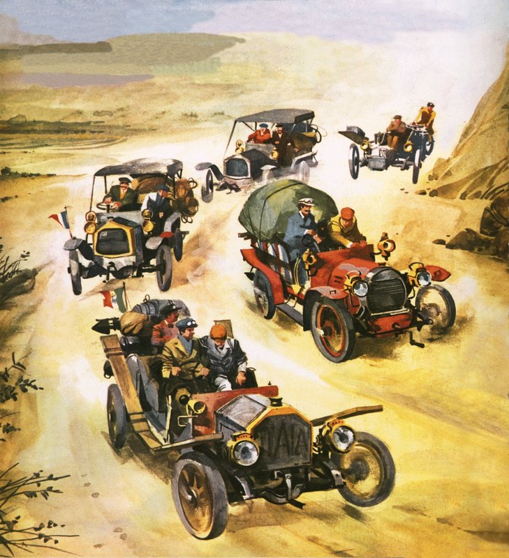 Gara automobilistica di 10.000 miglia da Ferdinando Tacconi