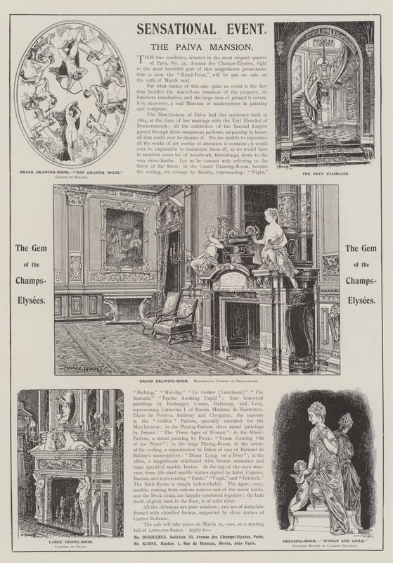 Pubblicità, il Palazzo Paiva da Feuillet