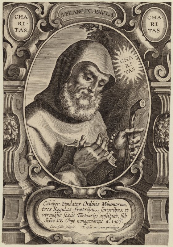 Ritratto di San Francesco di Paola da Flemish School