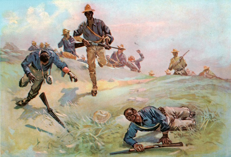 Truppa C, Nono Cavalleria degli Stati Uniti, Capitano, alla guida della carica a San Juan da Fletcher C. Ransom