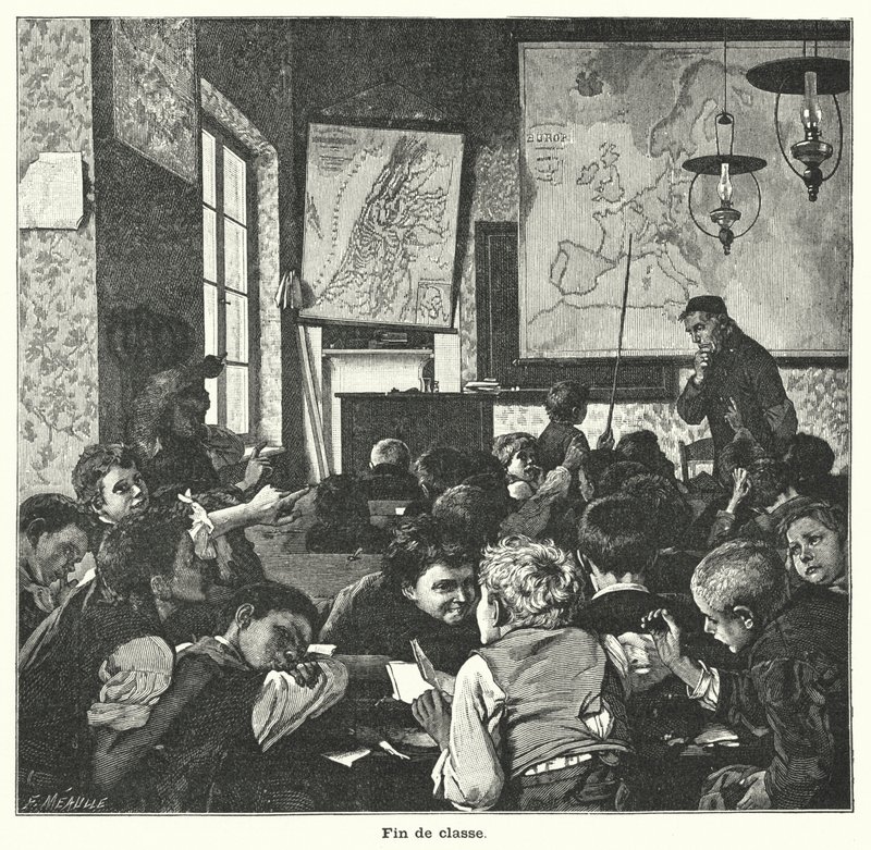 Fine della lezione da Fortune Louis Meaulle