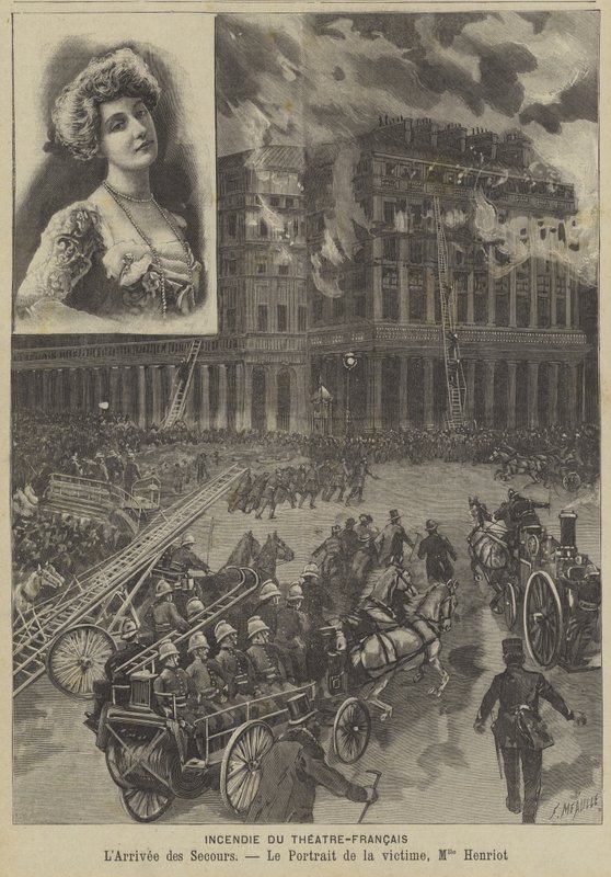 Incendio al Théâtre-Français, Parigi da Fortune Louis Meaulle