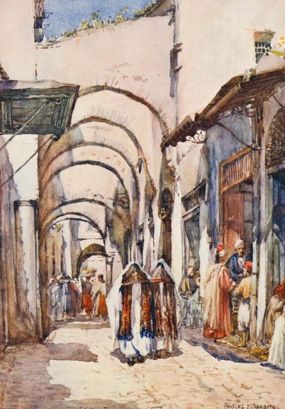 Una strada di archi, Tunisi da Frances Nesbitt
