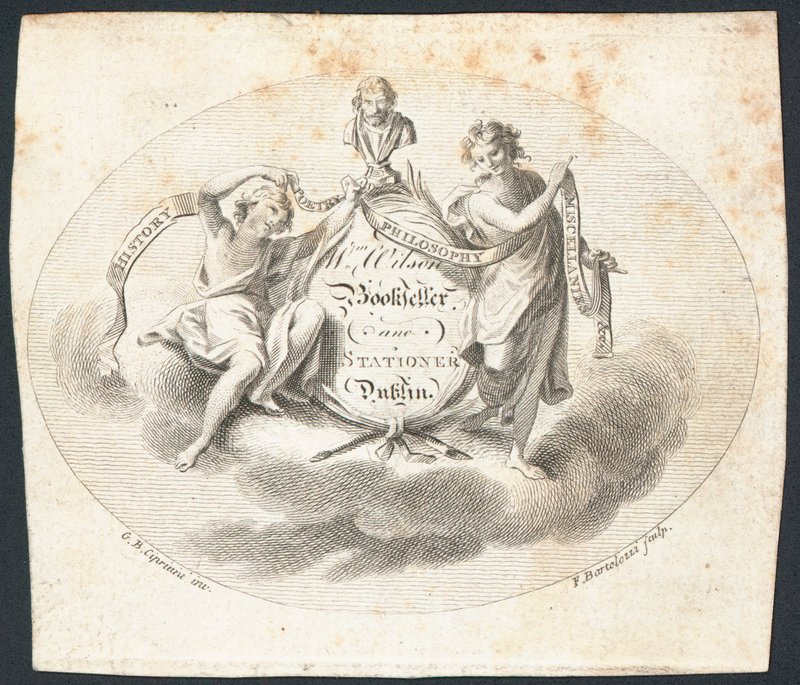 Biglietto da visita, William Wilson da Francesco Bartolozzi