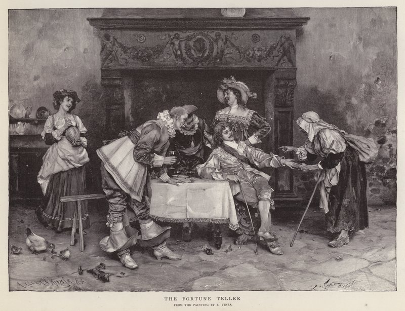 La chiromante da Francesco Vinea