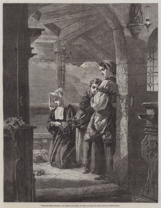 Il santuario del convento da Francis John Wyburd