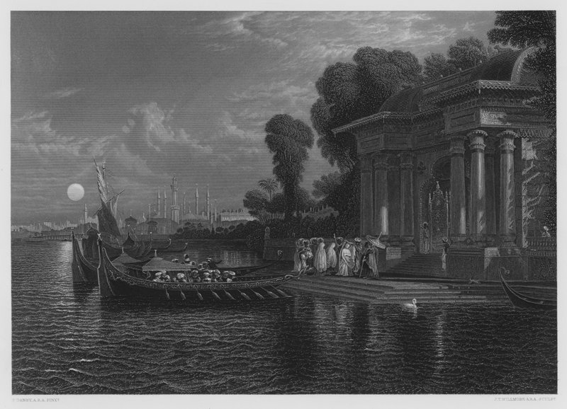 Porta del Serraglio, Costantinopoli, dal quadro nella Collezione Reale da Francis (after) Danby
