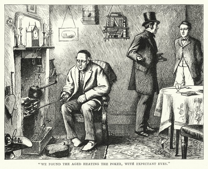 Illustrazione per Grandi Speranze di Charles Dickens da Francis Arthur Fraser