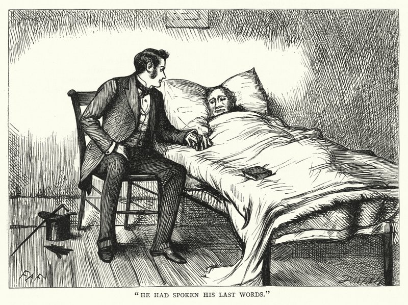 Illustrazione per Grandi Speranze di Charles Dickens da Francis Arthur Fraser