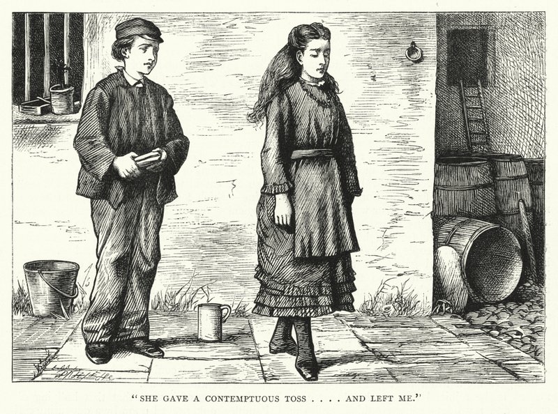 Illustrazione per Grandi Speranze di Charles Dickens (incisione) da Francis Arthur Fraser