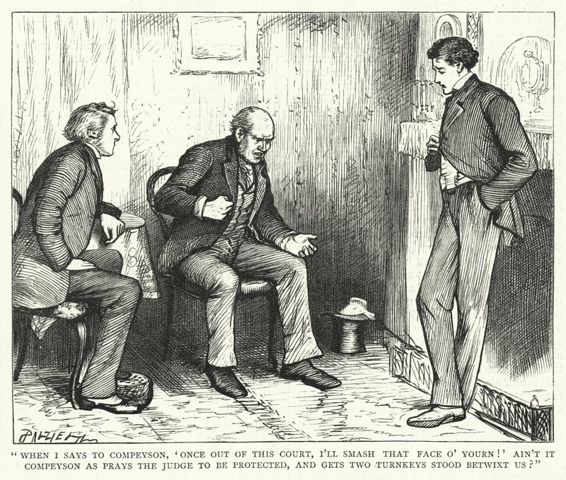 Illustrazione per Grandi Speranze di Charles Dickens (incisione) da Francis Arthur Fraser