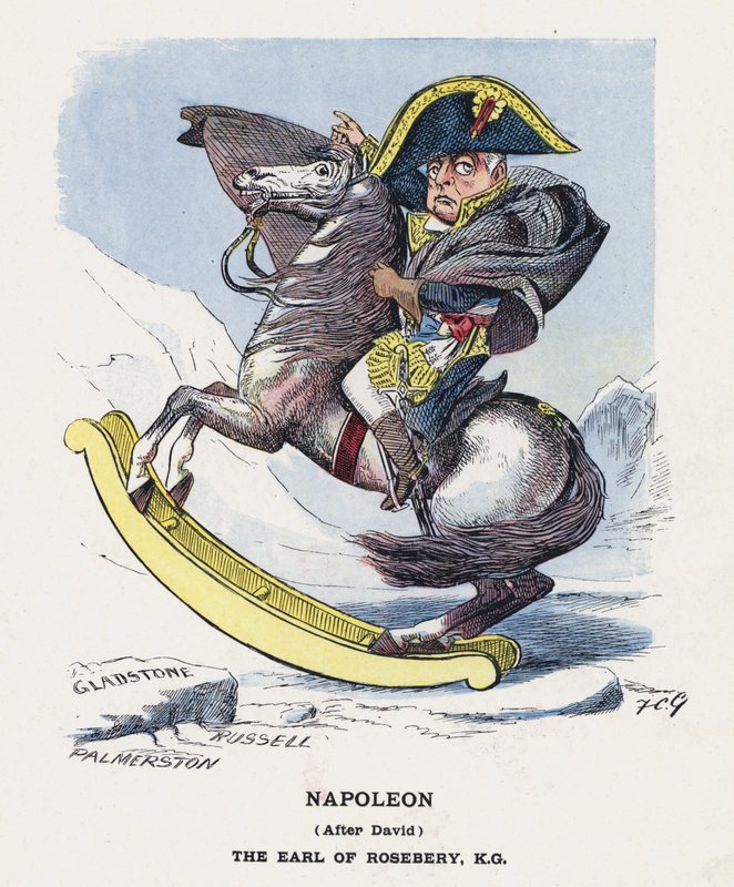 Napoleone, dopo David, Il conte di Rosebery da Francis Carruthers Gould