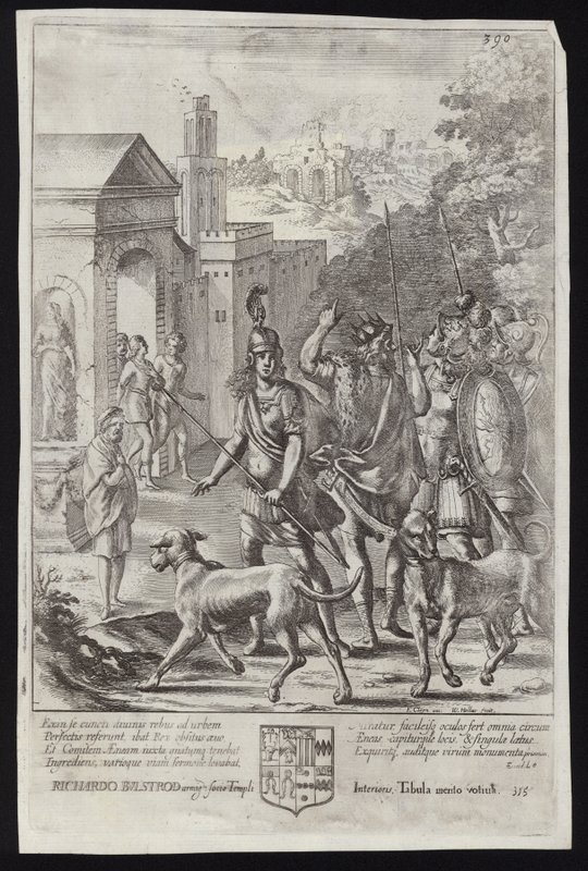 Evandro e Enea a Palentium da Francis Cleyn