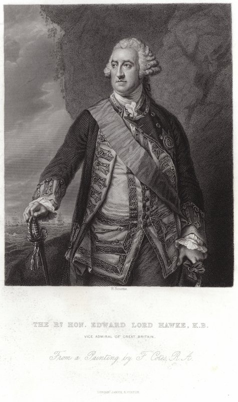 Ritratto di Edward, Lord Hawke da Francis Cotes