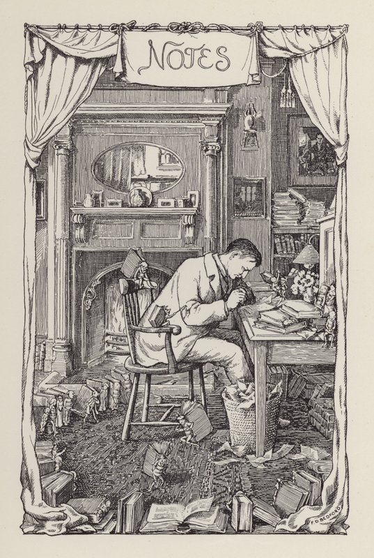 Un altro libro di versi per bambini: Note (litografia) da Francis Donkin Bedford