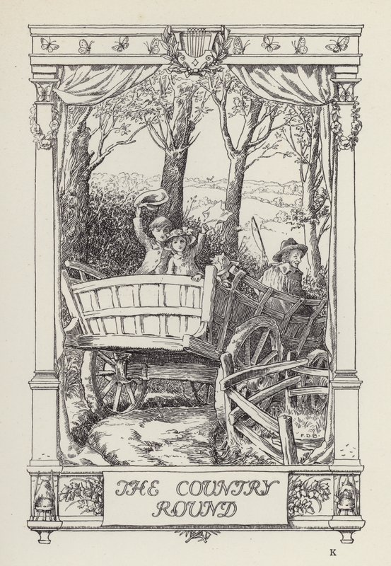Un altro libro di versi per bambini: Il giro del paese (litografia) da Francis Donkin Bedford