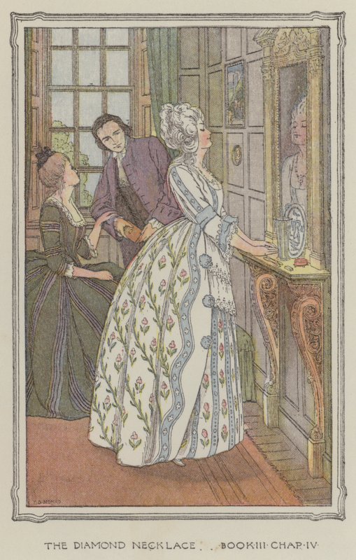 Illustrazione per La storia di Henry Esmond (litografia a colori) da Francis Donkin Bedford