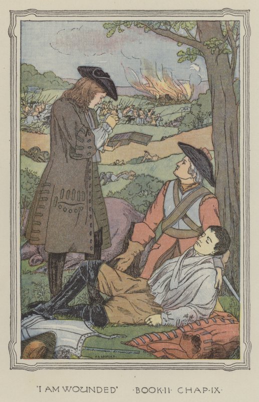 Illustrazione per La storia di Henry Esmond (litografia a colori) da Francis Donkin Bedford