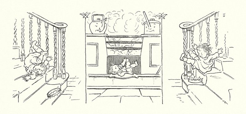 Illustrazione per La lisca magica di Charles Dickens (litografia) da Francis Donkin Bedford