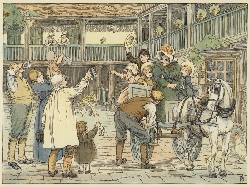 Ostler (litografia a colori) da Francis Donkin Bedford