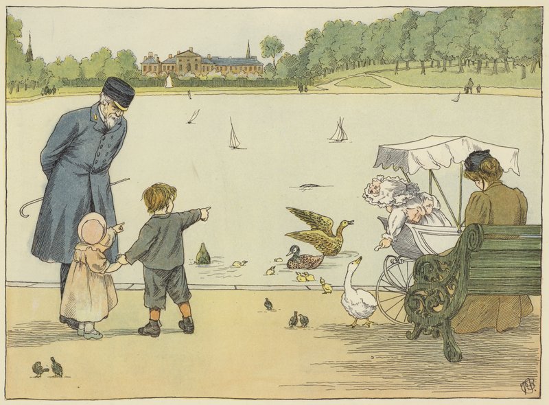 Guardaparco (litografia a colori) da Francis Donkin Bedford