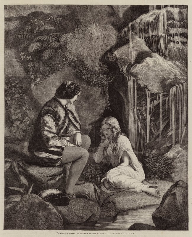 Undine si rivela al Cavaliere Huldbrand da Francis John Wyburd