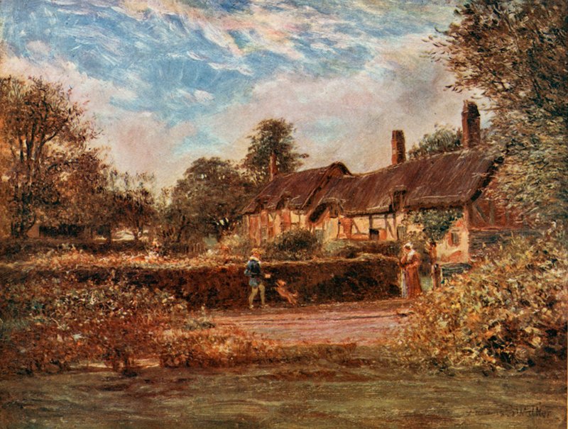 Cottage di Ann Hathaway, Stratford on Avon da Francis S. Walker