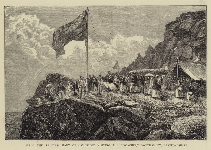 La principessa Mary di Cambridge in visita ai Roaches, Swythamley, Staffordshire da Francis S. Walker