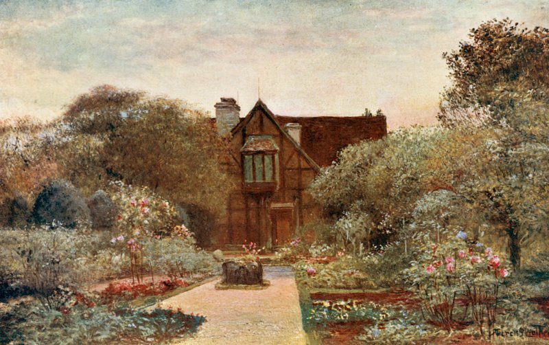 Casa natale di Shakespeare da Francis S. Walker