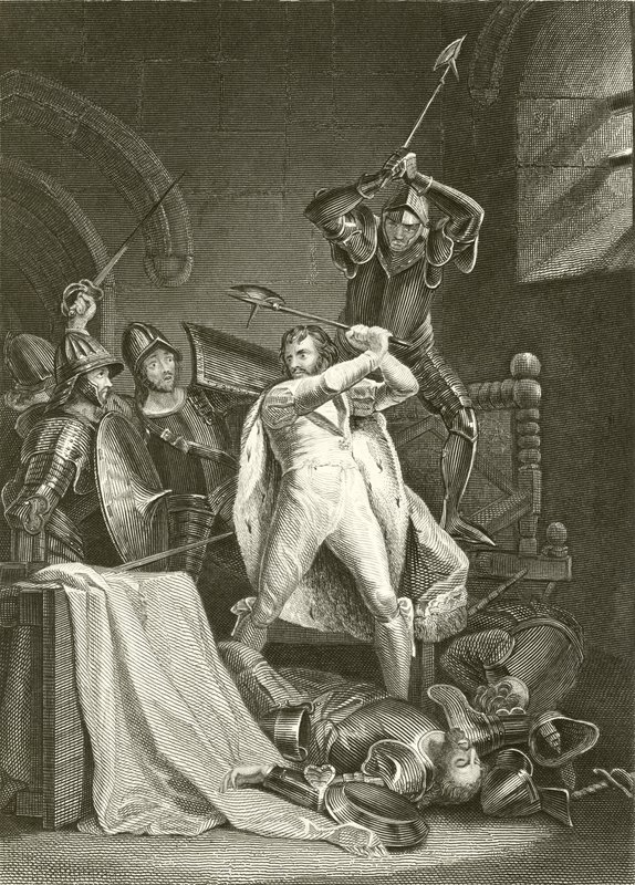 Morte di Riccardo II da Francis Wheatley