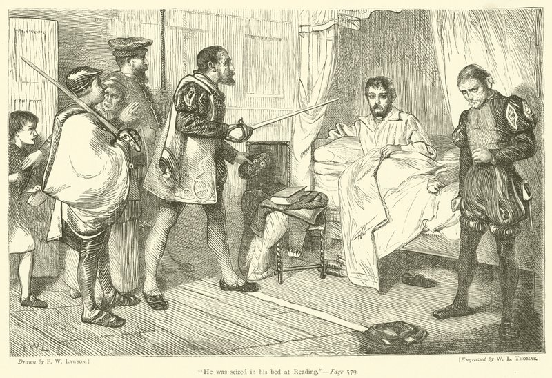 Fu catturato nel suo letto a Reading da Francis Wilfred Lawson