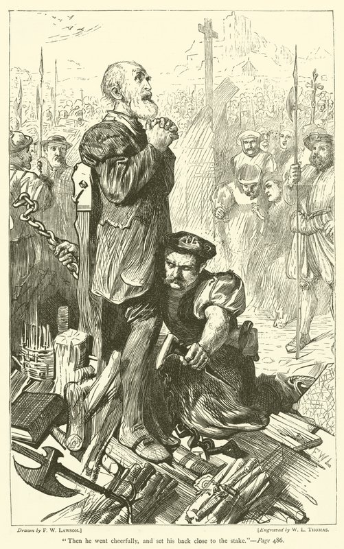Poi andò allegramente e si appoggiò al rogo da Francis Wilfred Lawson