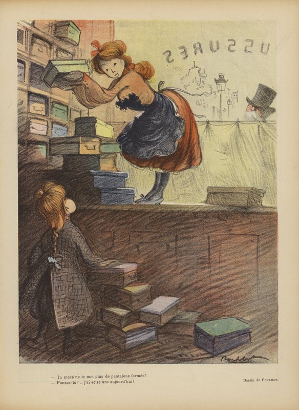 Illustrazione per Le Rire da Francisque Poulbot