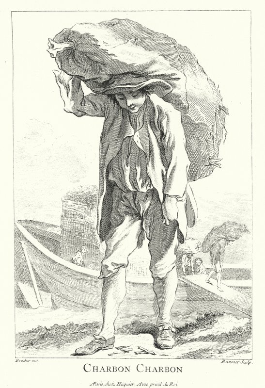 Carbonaro (incisione) da Francois (after) Boucher