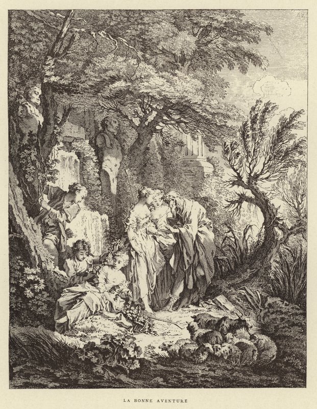 La buona avventura da Francois (after) Boucher