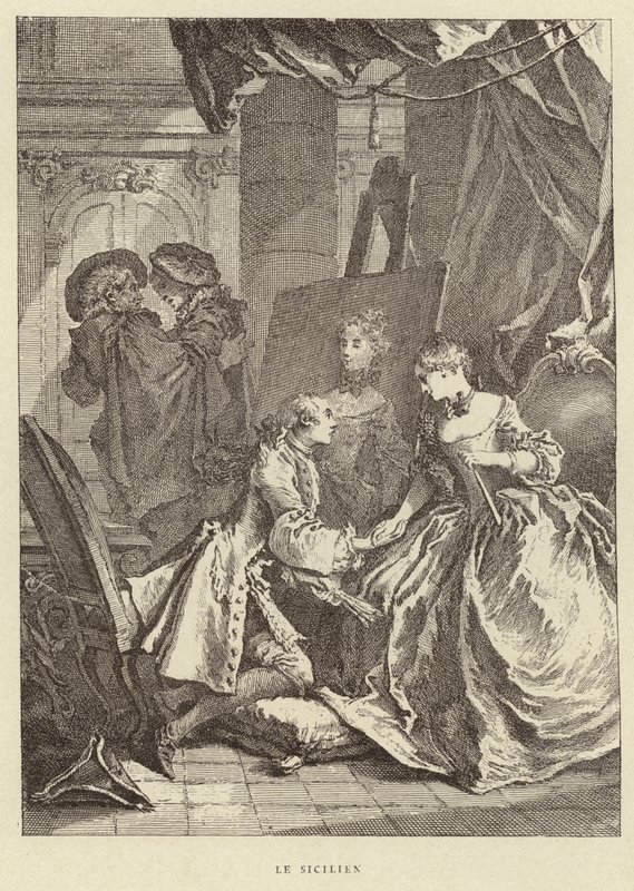 Il siciliano da Francois (after) Boucher