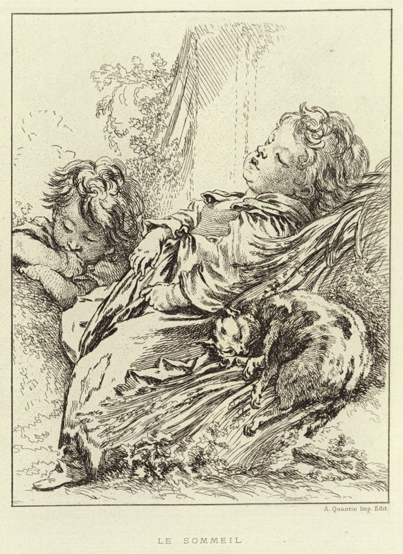 Il Sonno da Francois (after) Boucher
