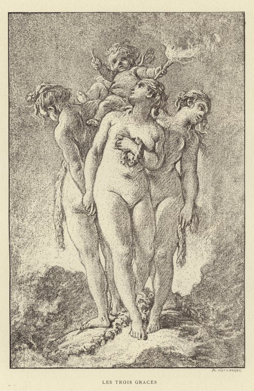 Le tre Grazie da Francois (after) Boucher
