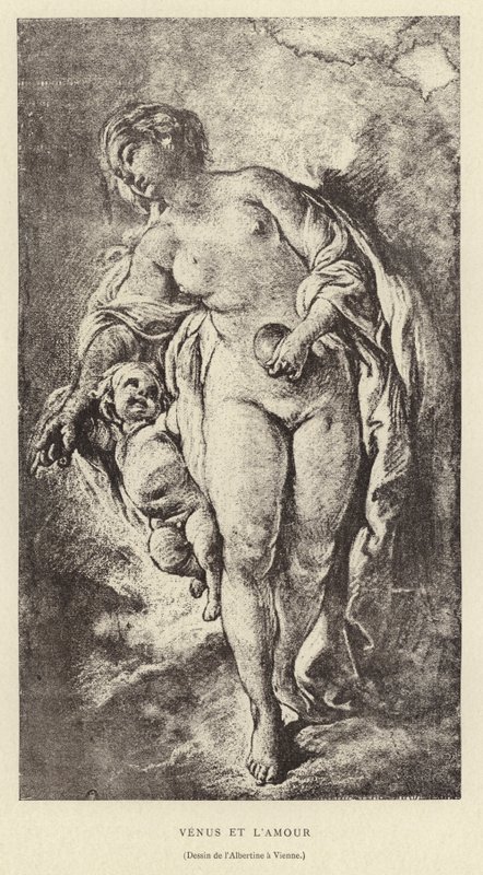 Venere e Amore da Francois (after) Boucher