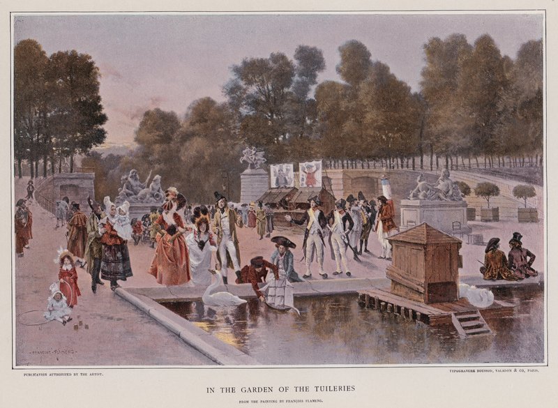 Nel Giardino delle Tuileries da Francois Flameng