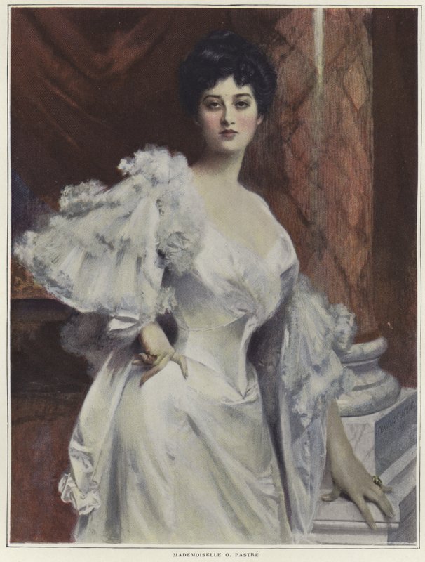 Ritratto di Mademoiselle O Pastre da Francois Flameng