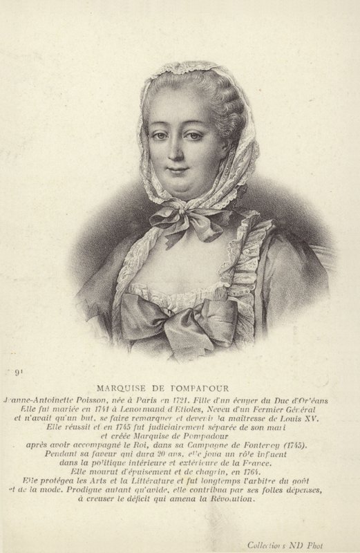 Marchesa di Pompadour da Francois Hubert Drouais