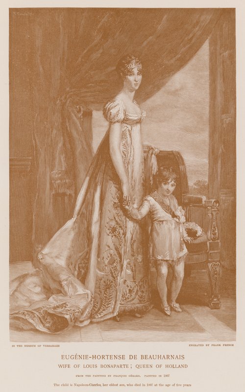 Eugene-Hortense de Beauharnais e Napoleone-Charles da Francois Pascal Simon Gerard