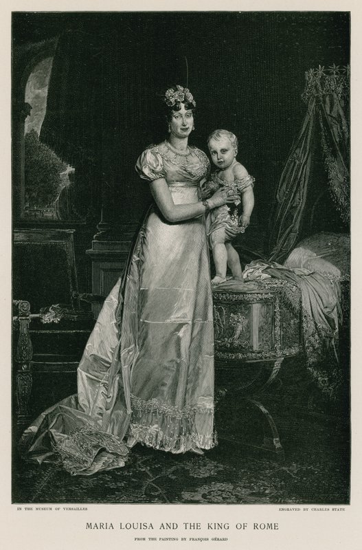 Maria Luisa e il Re di Roma da Francois Pascal Simon Gerard