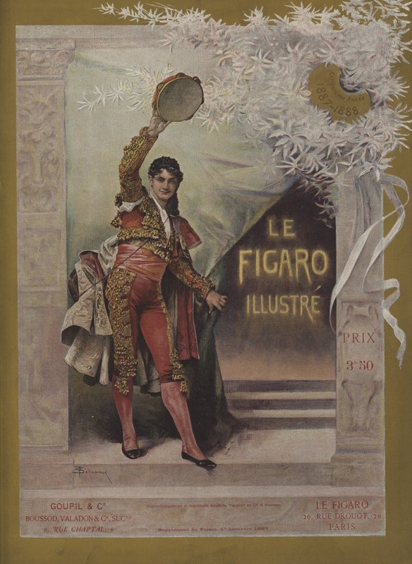 Copertina di Le Figaro Illustré, 1 dicembre 1887 da Francois Schommer