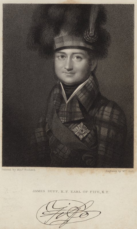 Ritratto di James Duff, conte di Fife da Francois Theodore Rochard