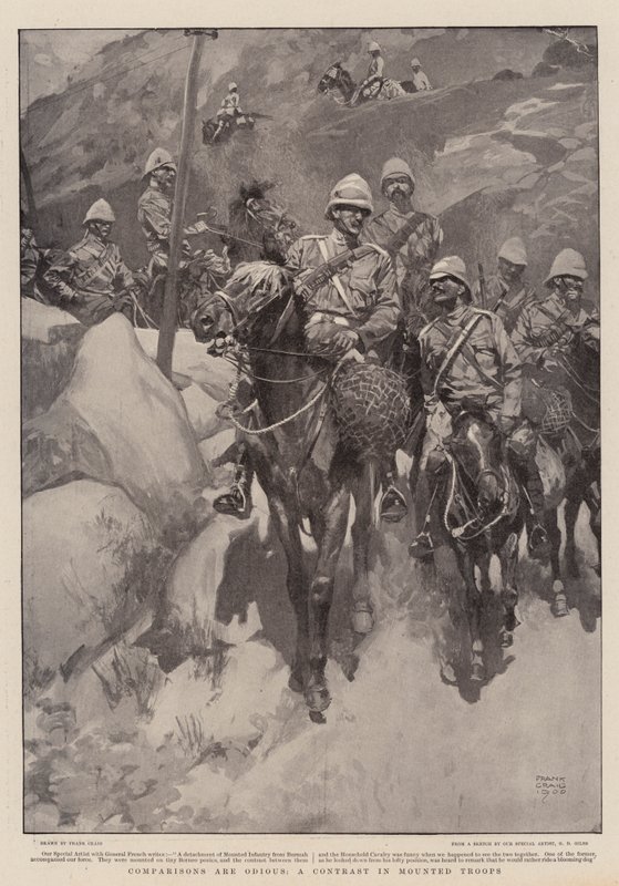 I confronti sono odiosi, un contrasto nelle truppe a cavallo da Frank Craig